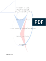 Alta Tension-proceso de Disrrupcion en Gases, Liquidos y Solidos