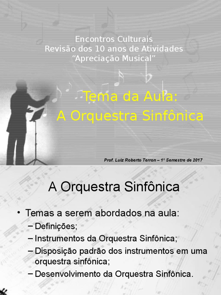 Apresentação Carnaval Dos Animaisss, PDF, Orquestras