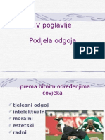 IV Pogl. Podjela Odgoja