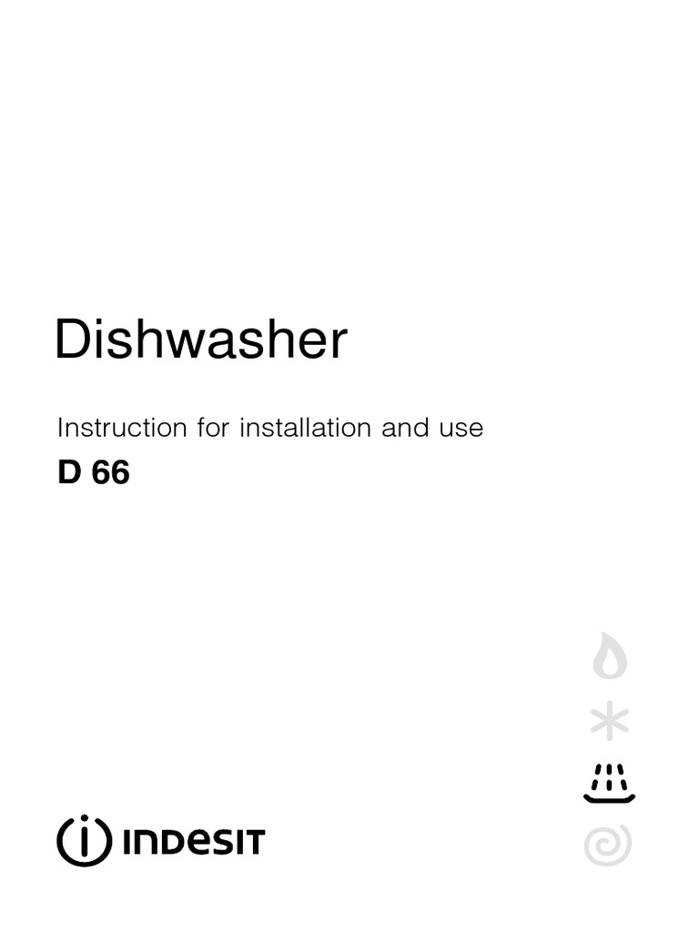 Dishwasher Instruction For Installation and Use PDF Dishwasher