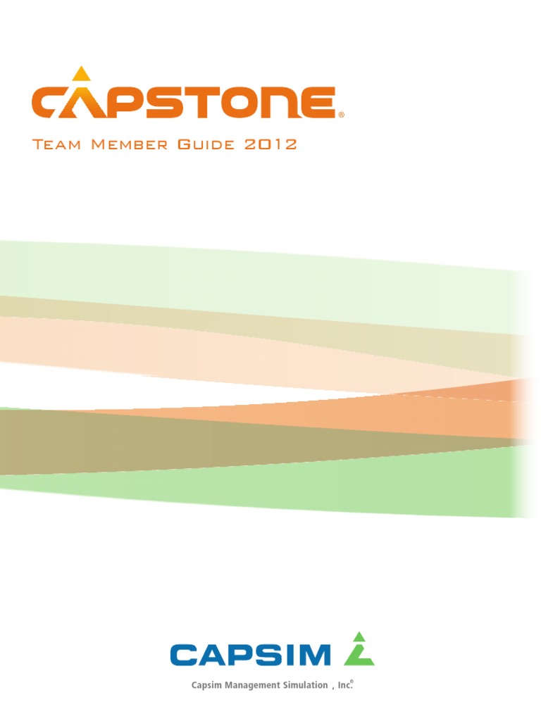 500 Capsim Team Member Guide PDF Market Segmentation Marketing