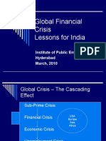 Subprime Crisis- Lessons for India