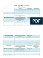 Análise de Sites para o Professor