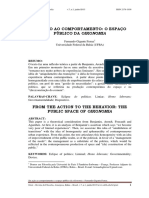 Ferraz, f. Da Ação Ao Comportamento - o Espaço Público Da Oikonomia