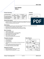 Smart High-Side Power Switch Four Channels: 4 X 90m Status Feedback