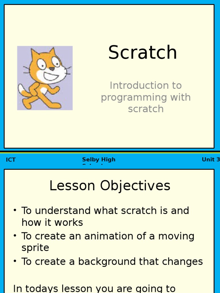 Intro to Scratch Programming | PDF | Games & Activities | Art