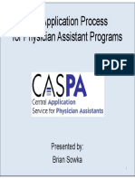 The Application Process For Physician Assistant Schools