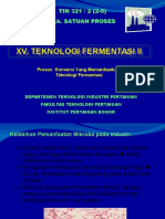 Xiv. Teknologi Fermentasi II