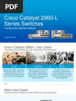 Catalyst 2960 L Series Switches Presentation Pdf Cisco Systems Computer Networking