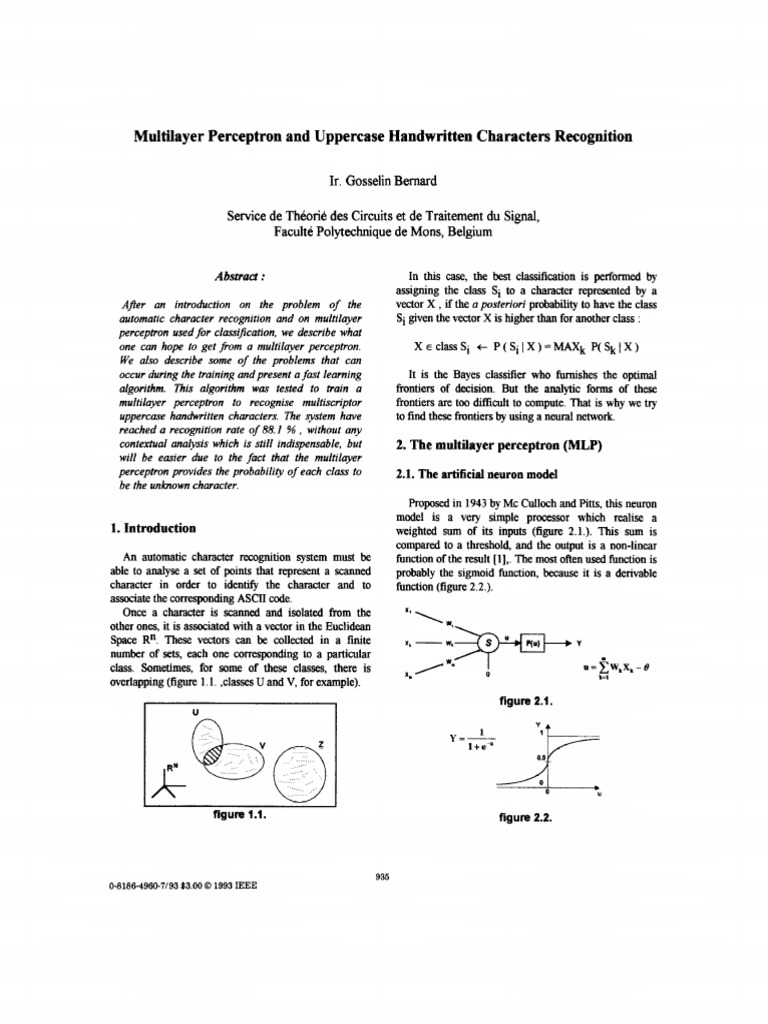 MLP for Uppercase Handwritten Recognition | PDF | Computer Programming ...