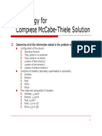 McCabe-Thiele Method for Distillation Column Design