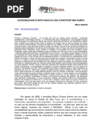 A Acessibilidade Em Sentido Amplo