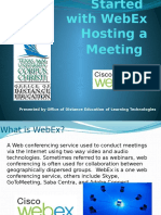 Hosting A Webex Meeting