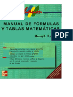 Manual de Tablas y Formulas Matematicas Series Schaum