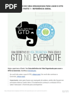 Guia Definitivo Do Vida Organizada Para Usar o GTD No Evernote – Parte 1 – Refer 1