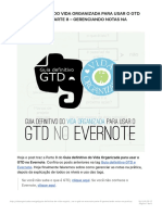 Gerenciando notas GTD Evernote