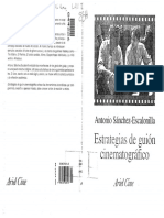 Sanchez Escalonilla Antonio Estrategias Del Guion Cinematografico PDF