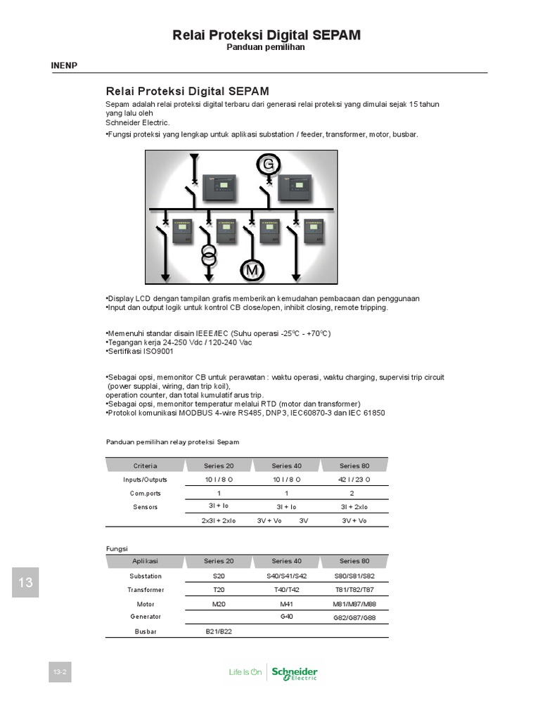 2016 13 01 Sepam | PDF
