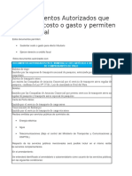 Documentos que sustentan costo y crédito fiscal