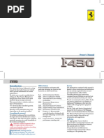 Ferrari F355 Owner Maintenance Manual | PDF