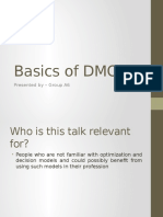 Basics of DMOP - Optimization and Decision Models Explained