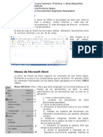 Partes Basicas y Funcion Del Word