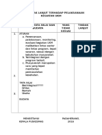 Bukti Tindak Lanjut Terhadap Pelaksanaan Kegiatan Ukm