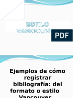 Formato Vancouver para referencias bibliográficas