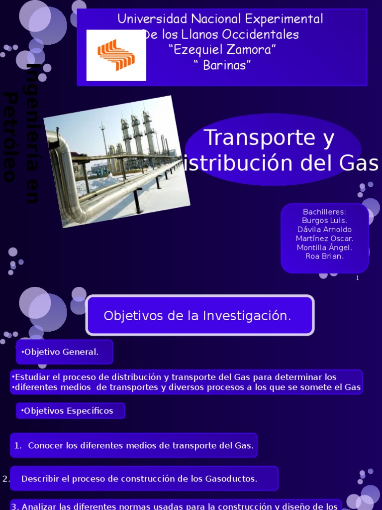 Transporte y Distribución de Gas Natural | PDF | Gas natural | Gas ...