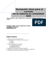 Syllabus - Informaci-N Clave EDH 2B
