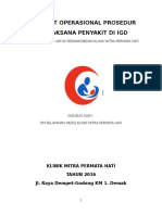 Daftar Isi SOP IGD