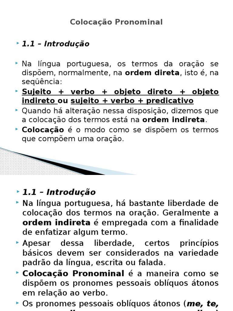 01 Lingua Portuguesa PDF, PDF, Pronome