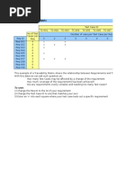 Simple Traceability Matrix Template