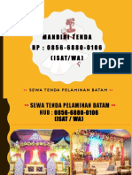 0856-6880-0106 (ISAT/WA) Rental Tenda Pernikahan Batam