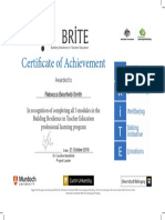 Certificate of Achievement
