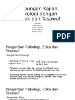 Hubungan Kajian Psikologi Dengan Akhlak Dan Tasawuf