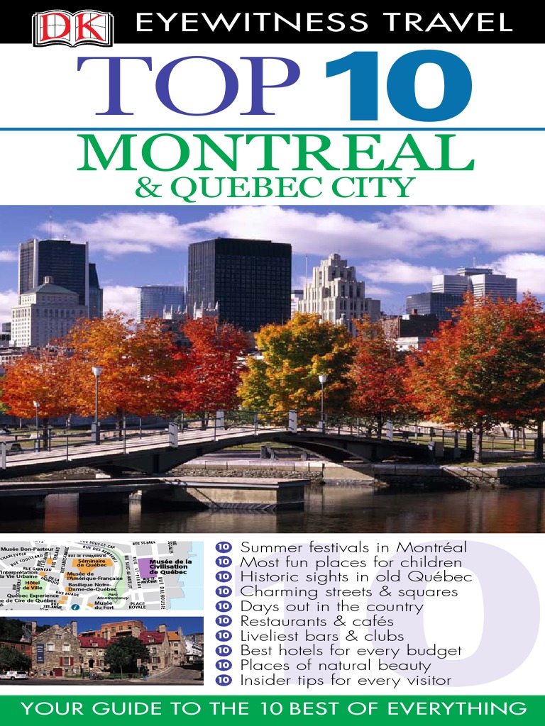 Montreal & Quebec City (DK Eyewitness Top 10 Travel Guides), PDF, Montréal