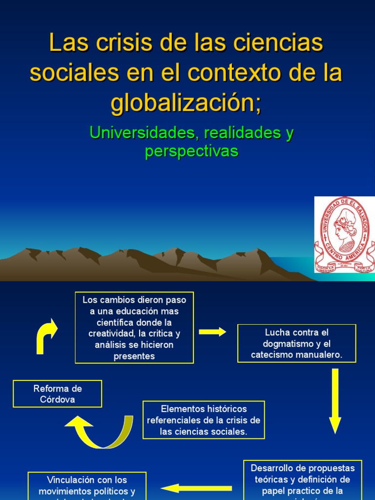 Presentacion Las Crisis de Las Ciencias Sociales en El | PDF