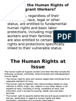 What Are The Human Rights of Migrant Workers?