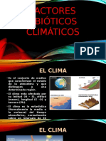 FACTORES ABIOTICOS CLIMATICOS