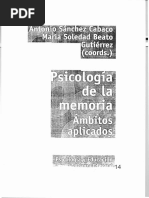 Ruiz Vargas-La Organizacion Neurocognitiva La Memoria-Anthropos