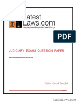Madhya Pradesh Judicial Service 2013 PDF