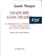 Traduire Sans Trahir - Jean-Claude Margot