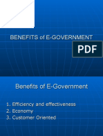 Benefits of E-Government