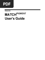 Datacolor Match Pigment User Guide