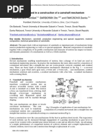 Materials used in construction of camshaft mechanism