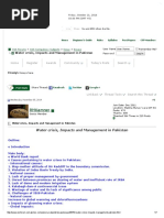 Download Water Crisis Impacts and Management in Pakistan - CSS Forums by Sardar Faisal Bin Raziq SN328386077 doc pdf