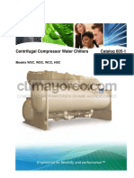 Chiller McQuay WSC (200-1250ton) WDC (400-2500ton) Chiller Centrifugo - Enfriado - Por - Agua PDF