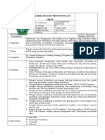 8.2.1.2 Sop Penyediaan Dan Penggunaan Obat