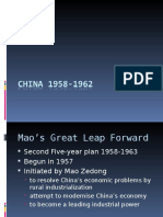 China Great Leap 1958-1962